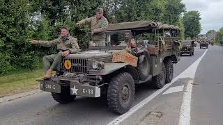 2024 Normandy WWII DDay Convoy Over 300 vehicles [upl. by Niels251]