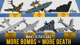 Heavy Bombers Payload Size Comparison 3D [upl. by Maximilian470]