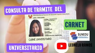 CONSULTA DEL ESTADO DE MI CARNET UNIVERSITARIO VideosInstitucionalesUNSAAC SoyUniversitario1 [upl. by Mapel]