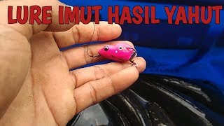 casting haruan  test lure oncak 3cm [upl. by Ellehcram767]