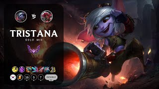 Tristana Mid vs Katarina  KR Master Patch 142 [upl. by Piscatelli]