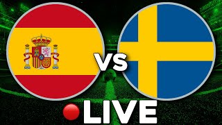 🔴 Spanien vs Schweden 00  LiveTalk EM Gruppenphase [upl. by Ardnik]