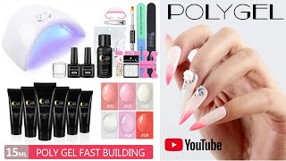 Beginner Friendly POLYGEL Nails Tutorial COSCELIA New Products  Step by Step [upl. by Almap391]