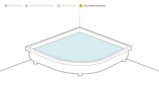Een hoge douchebak plaatsen  stap voor stap uitgelegd  Doehetzelf [upl. by Leinod]