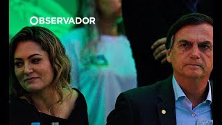 Primeiradama defende Bolsonaro quotEle não é o que as pessoas dizemquot [upl. by Ahtebbat]