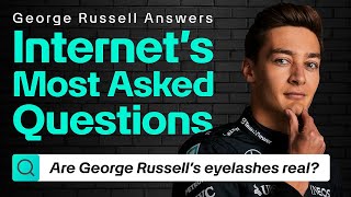 Are George Russells Eyelashes Real 👀 Answering the Internets Most Searched Questions 🔍 [upl. by Quincy]