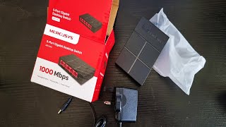 Mercusys Gigabit Ethernet Switch  Unboxing [upl. by Arlette]