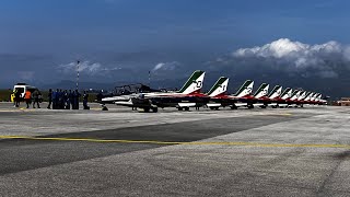 Arrivo a Genova delle Frecce Tricolori [upl. by Hearn]