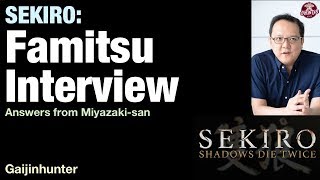 Sekiro 614 Famitsu Interview [upl. by Malinda]