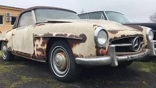 Mercedes 190SL project for sale Doctorclassiceu [upl. by Andrel]