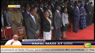 Papal Mass At The UON PopeInKenya [upl. by Andromede]