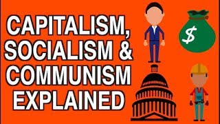 CAPITALISM SOCIALISM amp COMMUNISM EXPLAINED SIMPLY [upl. by Hanako]