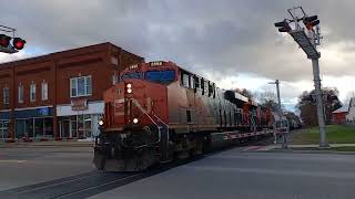 WORD TCL PHONE VIEW 31724 Of A CN 382 NB Train Longhaul Manifest Of Mixedfreight Leading With CN [upl. by Gemini557]