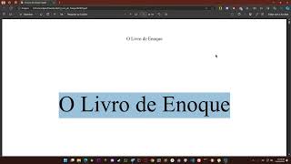 O Livro de Enoque [upl. by Savanna]