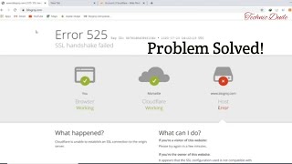 How to Remove Cloudflare Error 525 SSL Handshake failed  100 Working  Hostinger  Cloudflare [upl. by Hildegaard]