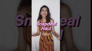 Snapdeal Clothing Haul  Snapdeal Haul under Rs 500  Trendy Clothes under Rs 500 [upl. by Ebneter]