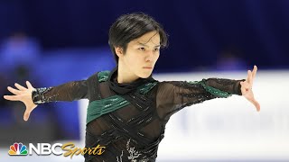 Shoma Uno seals silver with a remarkable free skate at Grand Prix Final  NBC Sports [upl. by Greenwood]