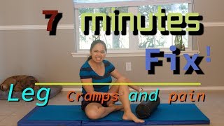 How to stretch calf cramps and pain 7 exercises in 7 minutes Physical therapy Fix [upl. by Livesay151]