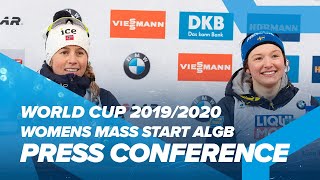 ALGB Women Mass Start Press Conference [upl. by Janeczka]