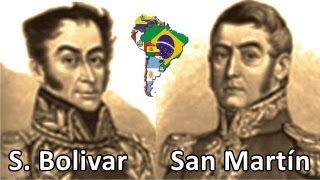 Bolivar y San Martín Los Libertadores [upl. by Atilrak]