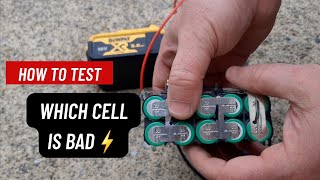 Dewalt Battery Cell Voltage Test ⚡ [upl. by Epilif]