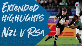 Extended Highlights New Zealand 2313 South Africa  Rugby World Cup 2019 [upl. by Pimbley120]