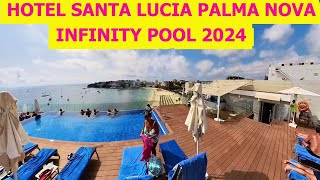 Insta360 X4 Globales Hotel Santa Lucia Palma Nova Mallorca July 2024 Infinity Pool [upl. by Airual]