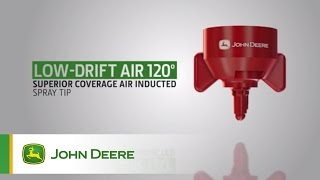 John Deere Sprayer Nozzles Low Drift Air 120° [upl. by Acinod]