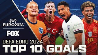 UEFA Euro 2024 Top 10 Goals of the Tournament [upl. by Harutek267]