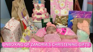 UNBOXING OF ZANDRIA’S CHRISTENING GIFTS I Kate Ermela [upl. by Branden]