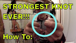 How to The BEST and STRONGEST Fluorocarbon Knot ever [upl. by Ybab514]