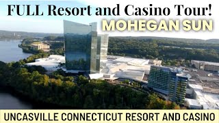 Mohegan Sun Uncasville CT FULL resort hotel and casino tour 2023 [upl. by Ayomat]