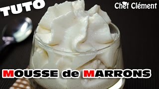 Recette GOURMANDE  Mousse de MARRONS au SIPHON  Chef Clément [upl. by Laryssa]