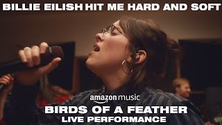 Billie Eilish  BIRDS OF A FEATHER LIVE Performance With Lyrics From Amazon Music Songline [upl. by Barna]