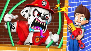 PAW Patrol The Movie 45 ►Monster Marshall Trapped in Colorful Jail Ryder Save Pups From Humdinger [upl. by Strohbehn512]