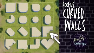 How to Roof Curved Walls and Rooms  Sims 4 Roofing Tutorial [upl. by Jollenta]