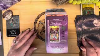 Learning Tarot Cards Review and Flip Through Witchy Cauldron [upl. by Htebsle899]