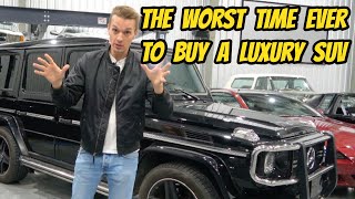 Luxury SUV prices are CRASHING at record levels amp now is the WORST time to buy unless you DO THIS [upl. by Anelah788]