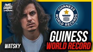 Watskys SHOCKING Guinness World Record Freestyle Attempt [upl. by Orozco41]