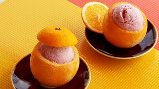 Fruchtige EISORANGEADE  Eis ohne Eismaschine selber machen [upl. by Youngman101]