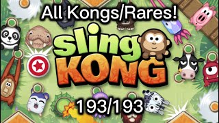 Sling Kong  All KongsRares  August 2024 [upl. by Nile]