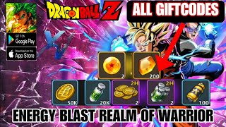 Energy Blast Realm of Warrior amp All 3 Giftcodes  Free 3 Codes Energy Blast Realm of Warrior [upl. by Uzial]