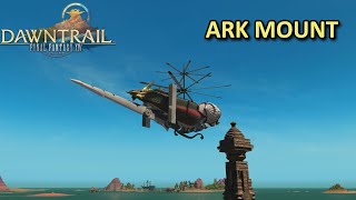 Final Fantasy XIV ARK Mount showcase [upl. by Anauqat996]