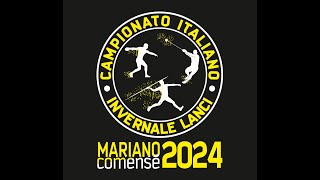 Campionato Italiano Invernale Lanci  Mariano Comense 2024 [upl. by Atiuqcir]