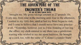 The Adventure of the Engineers ThumbShort by Arthur Conan Doyle [upl. by Alyakam339]