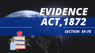 Section 5978 of Evidence Act1872 [upl. by Bliss]