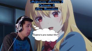 HAJIMES PREVIOUS LIFE Arifureta Shokugyou de Sekai Saikyou Season 3 Episode 5 Live Reaction [upl. by Saundra758]