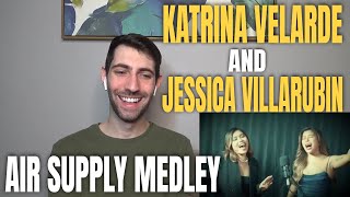 KATRINA VELARDE and JESSICA VILLARUBIN  AIR SUPPLY MEDLEY  REACTION [upl. by Noet]