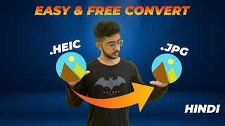 How to Quickly Convert HEIC to JPG on Windows 11 2022  Open HEIC files in Windows 1011  Hindi [upl. by Nosnah670]