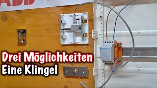 Klassische Klingel verdrahten ElektroM [upl. by Brannon]